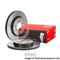 09. C209.11 Rear Brake Discs Pair 325mm Diameter Vented 20mm Thickness By Brembo