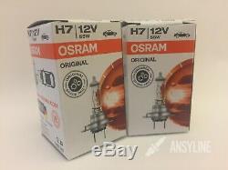 100 x OSRAM H7 ORIGINAL 12V H7 55W HALOGEN-SCHEINWERFERLAMPE AUTOBIRNE