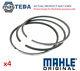 4x Mahle Engine Piston Ring Set 007 Rs 00106 0n0 G Std New Oe Replacement