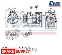 Compressor, Air Conditioning For Jaguar Land Rover Nissens 890124