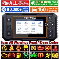 FOXWELL CAR OBD2 SCANNER ALL SYSTEMS DIAGNOSTIC TOOL ABS EPB SRS Suspension TPMS