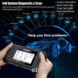 FOXWELL CAR OBD2 SCANNER ALL SYSTEMS DIAGNOSTIC TOOL ABS EPB SRS Suspension TPMS
