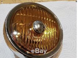 MILLER AMBER FOG LAMP TUNGSTEN IODINE CLASSIC CAR SCOOTER 1960s NOS No Reserve