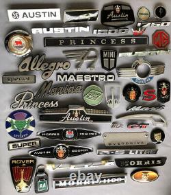 Original Austin, Rover, Jaguar, Morris, Mini, Car Badges