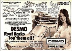 Original Desmo 3500 Classic Car Boot Rack Dating From 1970s used but VGC