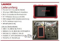 Original Launch X431 Pro Lite V2.0 Profi Diagnosegerät Tester Scanner Deutsch
