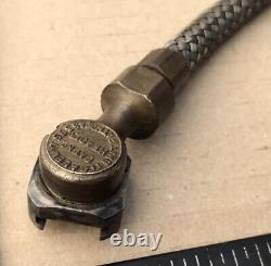 Vintage Rolls Royce Bentley Tecalemit Model T26 Grease Gun Braided Hose Slide-On