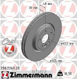 2x Neu Zimmermann 290.2269.20 Bremsscheibe Für Jaguar Land Rover