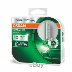 2x Osram D3s Ultra-vie 10 Jahre Garantie Xenon Brenner Lampe Scheinwerfer Licht
