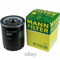 3xmann-filter Ölfilter-w 713/29 + 3xliqui Moly Pro-line Motorspülung / 3x Cera Tec