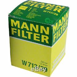 3xmann-filter Ölfilter-w 713/29 + 3xliqui Moly Pro-line Motorspülung / 3x Cera Tec