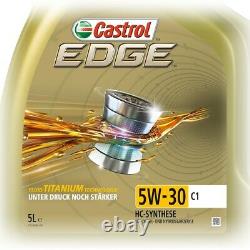 4x 5 L = 20 Litres Castrol Edge Fluid Titanium 5w-30 C1 Motor-öl 50003134