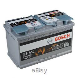 Bosch S5 A11 Agm Vrla Start-stop Starterbatterie 80ah Autobatterie Neu