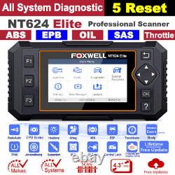 Foxwell Car Obd2 Scanner Tous Les Systèmes Outils Diagnostiques Abs Epb Srs Suspension Tpms