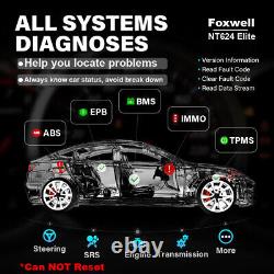 Foxwell Car Obd2 Scanner Tous Les Systèmes Outils Diagnostiques Abs Epb Srs Suspension Tpms