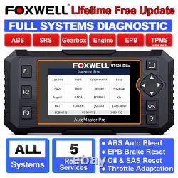 Foxwell Nt624 Elite Voiture Van Obd2 Scanner Tous Systèmes Outil De Diagnostic Lecteur De Code
