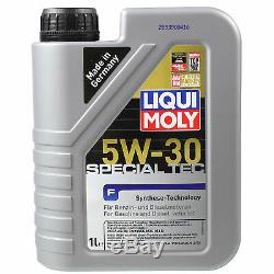 Inspektionskit Filtre Liqui Moly Öl 7l 5w-30 Für Volvo S60 II 134 T5 V60 Bw 2.0