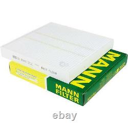 Inspektionspaket 7 L Liqui Moly Toptec 4200 5w-30 + Mann Filterpaket Asx 9801410
