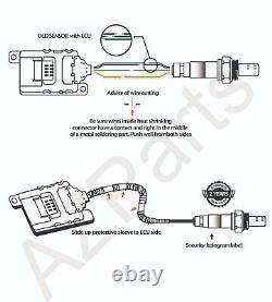 NOUVEAU Ensemble de réparation de capteur de NOx authentique NTK pour BOSCH ECU BMW JAGUAR LAND ROVER