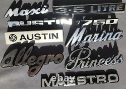 Original Austin, Rover, Jaguar, Morris, Mini, Insignes De Voiture