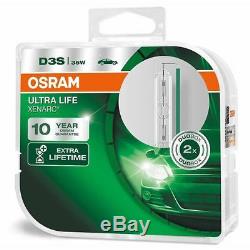 Osram Ultra Life 2 X D3s Xenon Birne Xenarc Neu 66340ult Hid Hard Case (twin)