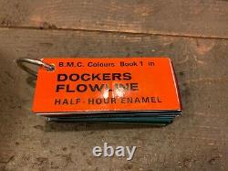 Rare Docker Brothers Flowline Set Of Motor Car Colors Bmc Jaguar Rover